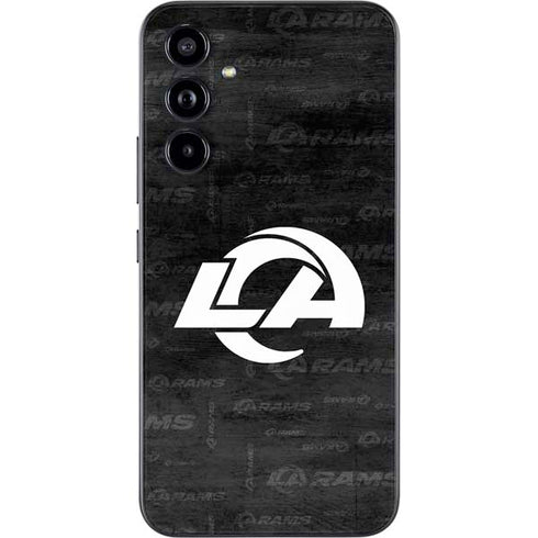 NFL Los Angeles Rams Black & White Galaxy A54 5G Skin