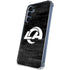 NFL Los Angeles Rams Black & White Galaxy A55 5G Clear Case