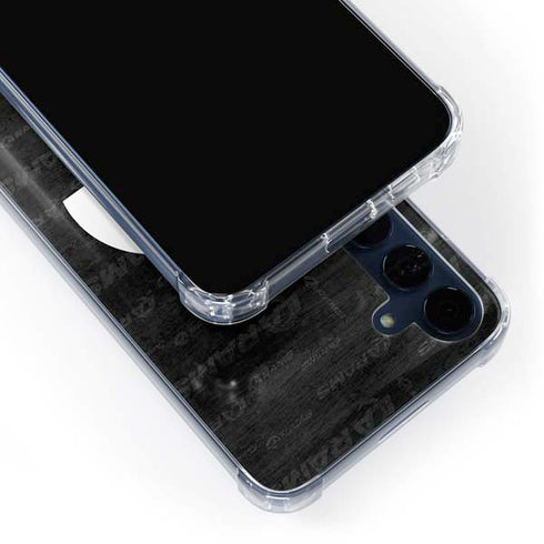 NFL Los Angeles Rams Black & White Galaxy A55 5G Clear Case