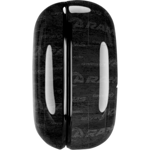 NFL Los Angeles Rams Black & White Galaxy Buds Live Skin