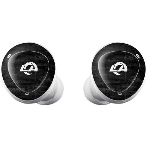NFL Los Angeles Rams Black & White Galaxy Buds Plus Skin