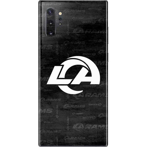 NFL Los Angeles Rams Black & White Galaxy Note 10 Plus Skin