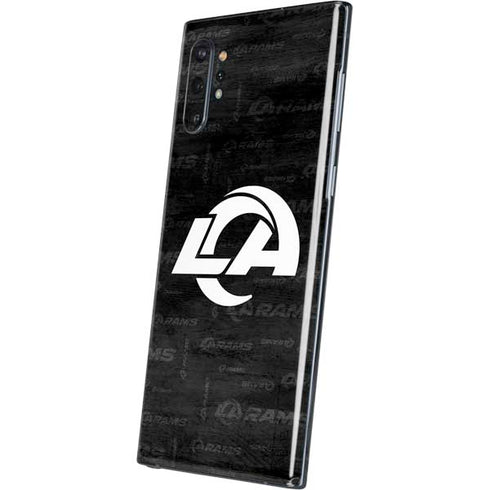 NFL Los Angeles Rams Black & White Galaxy Note 10 Plus Skin