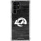 NFL Los Angeles Rams Black & White Galaxy S23 Ultra Clear Case
