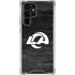 NFL Los Angeles Rams Black & White Galaxy S23 Ultra Clear Case