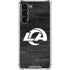 NFL Los Angeles Rams Black & White Galaxy S24 FE Clear Case
