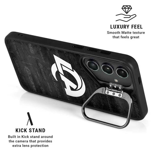 NFL Los Angeles Rams Black & White Galaxy S25 Kickstand Case