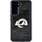 NFL Los Angeles Rams Black & White Galaxy S24 Plus Waterproof Case