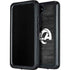 NFL Los Angeles Rams Black & White Galaxy S24 Plus Waterproof Case