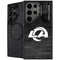 NFL Los Angeles Rams Black & White Galaxy S25 Ultra Kickstand Case