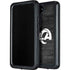 NFL Los Angeles Rams Black & White Galaxy S24 Waterproof Case