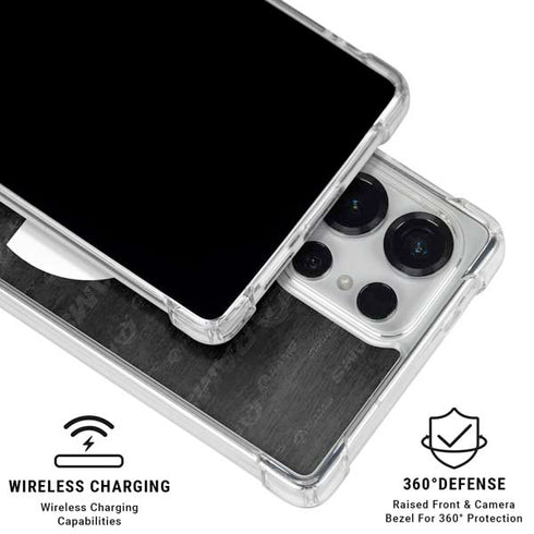 NFL Los Angeles Rams Black & White Galaxy S25 Ultra Clear Case