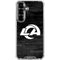 NFL Los Angeles Rams Black & White Galaxy S26 Plus Clear Case