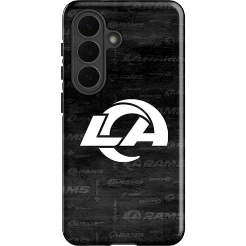 NFL Los Angeles Rams Black & White Galaxy S26 Plus Impact Case