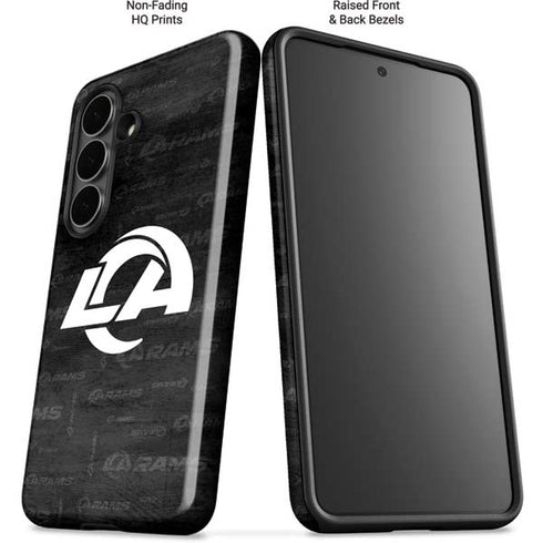 NFL Los Angeles Rams Black & White Galaxy S26 Plus Impact Case