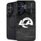 NFL Los Angeles Rams Black & White Galaxy S26 Plus Kickstand Case