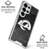 NFL Los Angeles Rams Black & White Galaxy S26 Ultra Clear Case