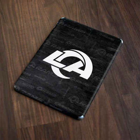 NFL Los Angeles Rams Black & White Apple iPad Skin