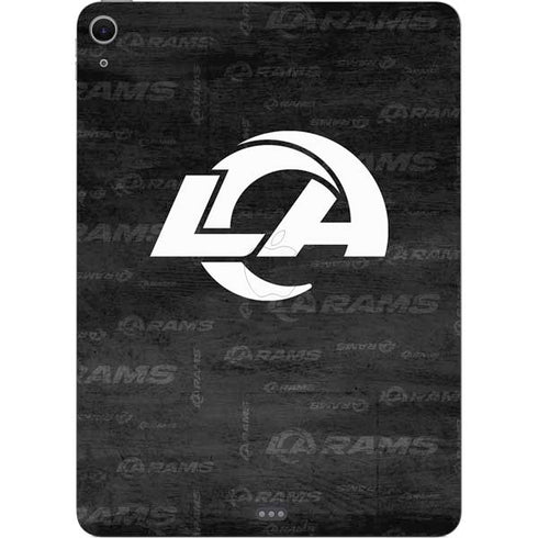 NFL Los Angeles Rams Black & White Apple iPad Air Skin