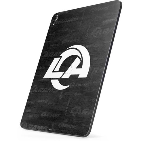 NFL Los Angeles Rams Black & White Apple iPad Pro Skin
