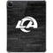 NFL Los Angeles Rams Black & White iPad Pro 11in (2024) Clear Case