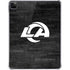 NFL Los Angeles Rams Black & White iPad Pro 11in (2024) Clear Case