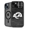 NFL Los Angeles Rams Black & White iPhone 14 Plus Kickstand Case