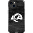 NFL Los Angeles Rams Black & White iPhone 15 Impact Case