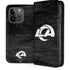 NFL Los Angeles Rams Black & White iPhone 15 Pro Folio Case