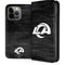 NFL Los Angeles Rams Black & White iPhone 15 Pro Max Folio Case