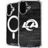NFL Los Angeles Rams Black & White iPhone 16 MagSafe Case