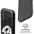 NFL Los Angeles Rams Black & White iPhone 16 Magsafe Impact Case