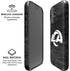 NFL Los Angeles Rams Black & White iPhone 16 Magsafe Impact Case