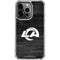 NFL Los Angeles Rams Black & White iPhone 16 Pro Clear Case