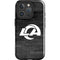 NFL Los Angeles Rams Black & White iPhone 16 Pro Impact Case