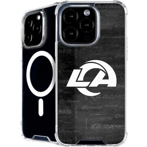 NFL Los Angeles Rams Black & White iPhone 16 Pro MagSafe Case