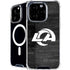 NFL Los Angeles Rams Black & White iPhone 16 Pro MagSafe Case