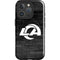 NFL Los Angeles Rams Black & White iPhone 16 Pro Magsafe Impact Case