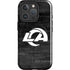 NFL Los Angeles Rams Black & White iPhone 16 Pro Magsafe Impact Case