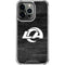 NFL Los Angeles Rams Black & White iPhone 16 Pro Max Clear Case