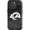 NFL Los Angeles Rams Black & White iPhone 16 Pro Max Impact Case