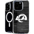 NFL Los Angeles Rams Black & White iPhone 16 Pro Max MagSafe Case