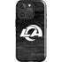 NFL Los Angeles Rams Black & White iPhone 16 Pro Max Magsafe Impact Case