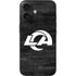 NFL Los Angeles Rams Black & White iPhone 16 Skin