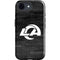 NFL Los Angeles Rams Black & White iPhone 16e Impact Case