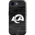 NFL Los Angeles Rams Black & White iPhone 16e Impact Case
