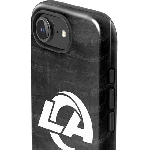NFL Los Angeles Rams Black & White iPhone 16e Impact Case