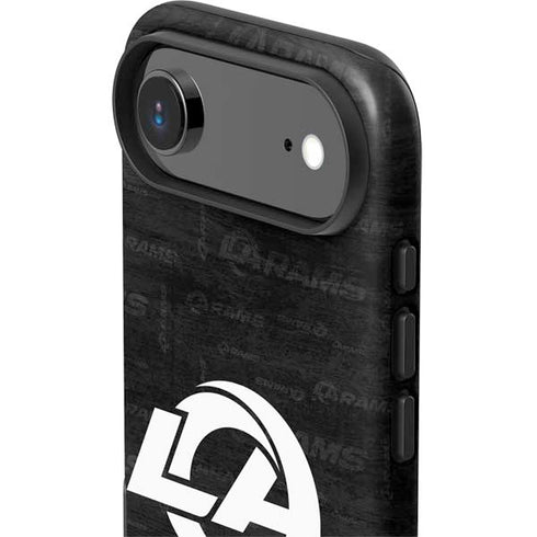 NFL Los Angeles Rams Black & White iPhone 17 Air Impact Case