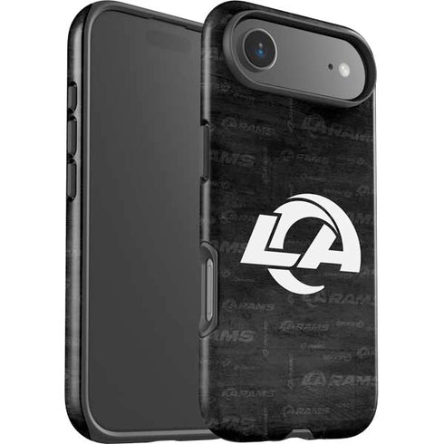 NFL Los Angeles Rams Black & White iPhone 17 Air Impact Case