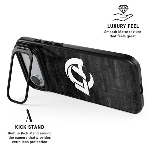 NFL Los Angeles Rams Black & White iPhone 17 Air Kickstand Case